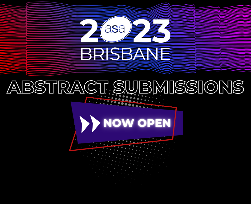 NOW OPEN: Abstract submissions for ASA2023
